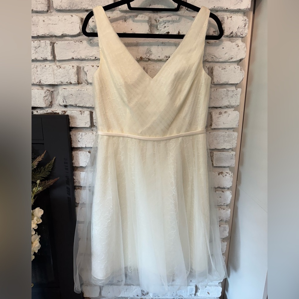 White by Vera Wang Ivory Dress